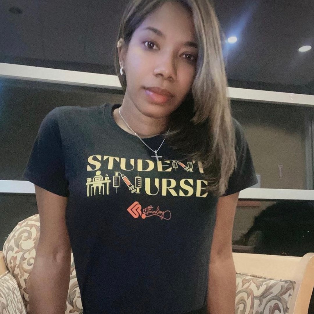 beethinlay's tweet photo. Student Nurse Tee is cute, fun, and stylish. 
👉Order now at amazon - https://t.co/uwTeSO3XF2
👉Shop now - https://t.co/Tks3lRfsmp
#fashiontrends #fashiongoals https://t.co/F5PDdG6ufD