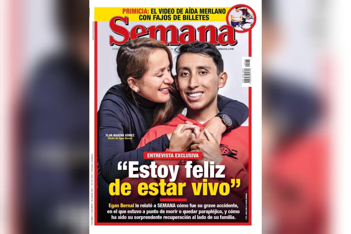 RevistaSemana's tweet photo. #Exclusiva | El conmovedor relato de Egan Bernal sobre el accidente en el que casi muere o queda parapléjico. #EganEs 

Lea la entrevista completa en ➡️ https://t.co/vQynkf8Ooa https://t.co/qTTR4V8keo