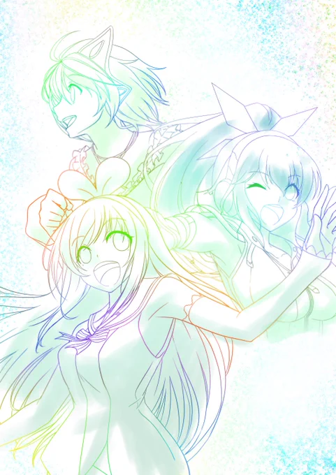 Hello, World!
#きずなーぽすと
#アカリギャラリー
#SiroArt 