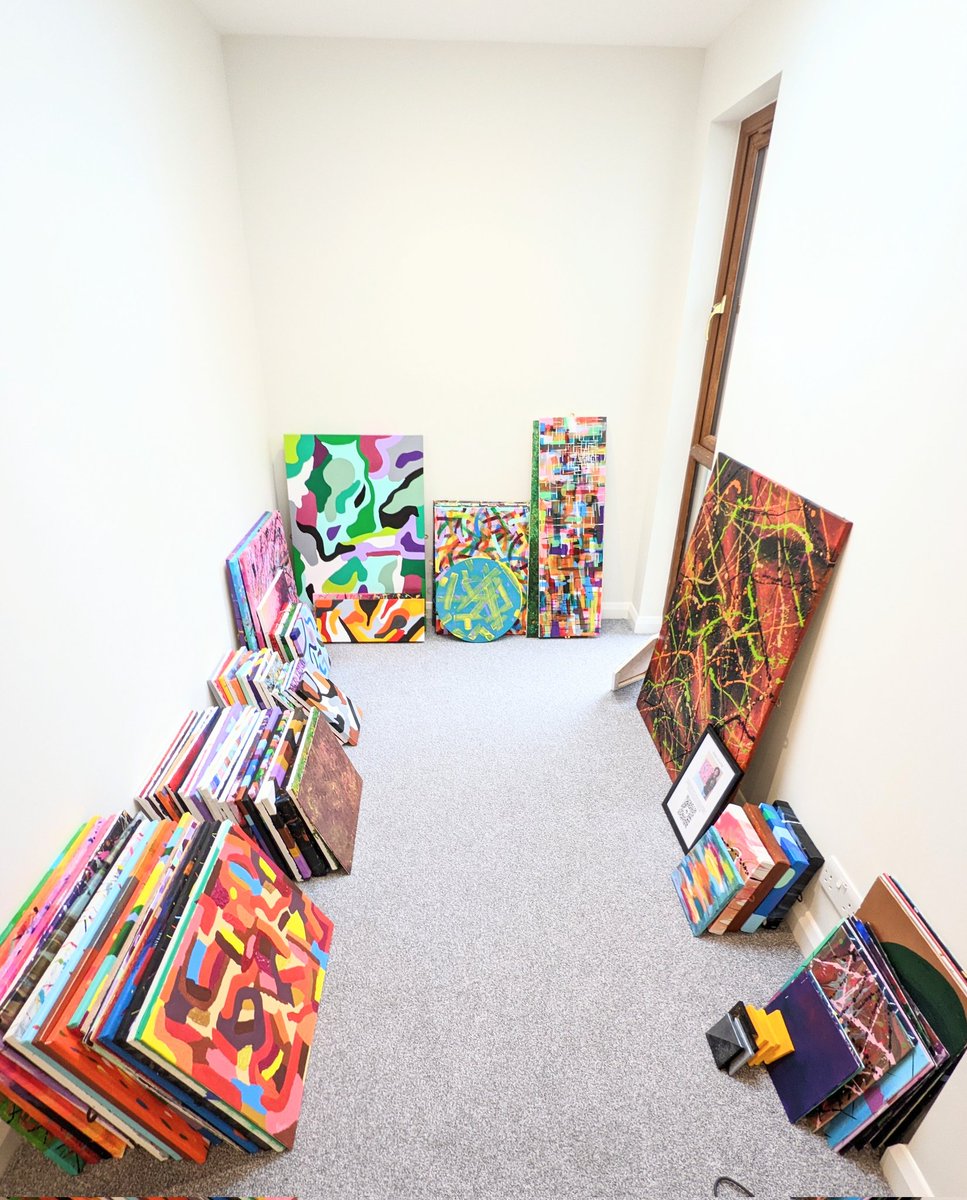 Anybody want to buy a painting? I've got a couple...