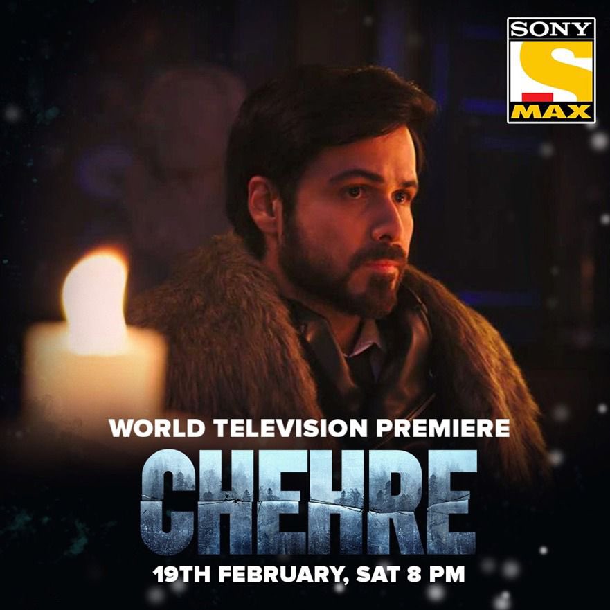 emraanhashmi's tweet image. An advertising executive ya ek criminal? Kya hai Sameer Mehra ka asli Chehra?

Find out in the #WorldTelevisionPremiere of #Chehre, airing 19th Feb at 8 PM, only on #SonyMAX.

#ChehreOnSonyMAX #MoviePremiere #BollywoodPremiere #Movies #Films #DeewanaBanaDe
@SonyMAX
