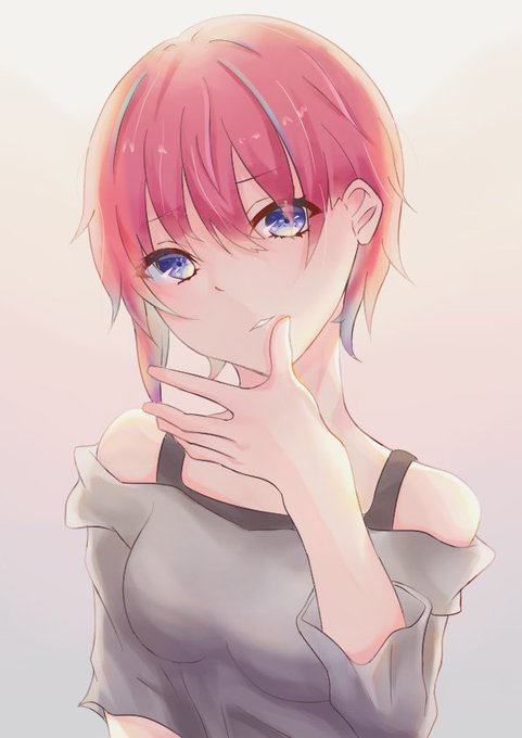なめらかペンさんがTwitterに投稿した中野一花(五等分の花嫁)のイラスト。