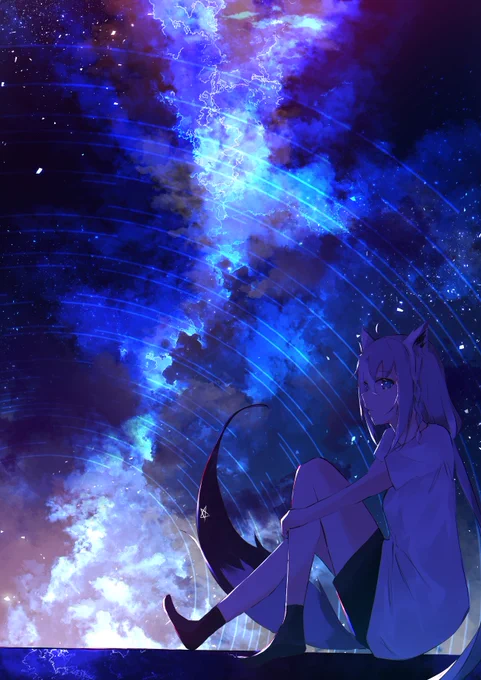 🌌
 #絵フブキ 