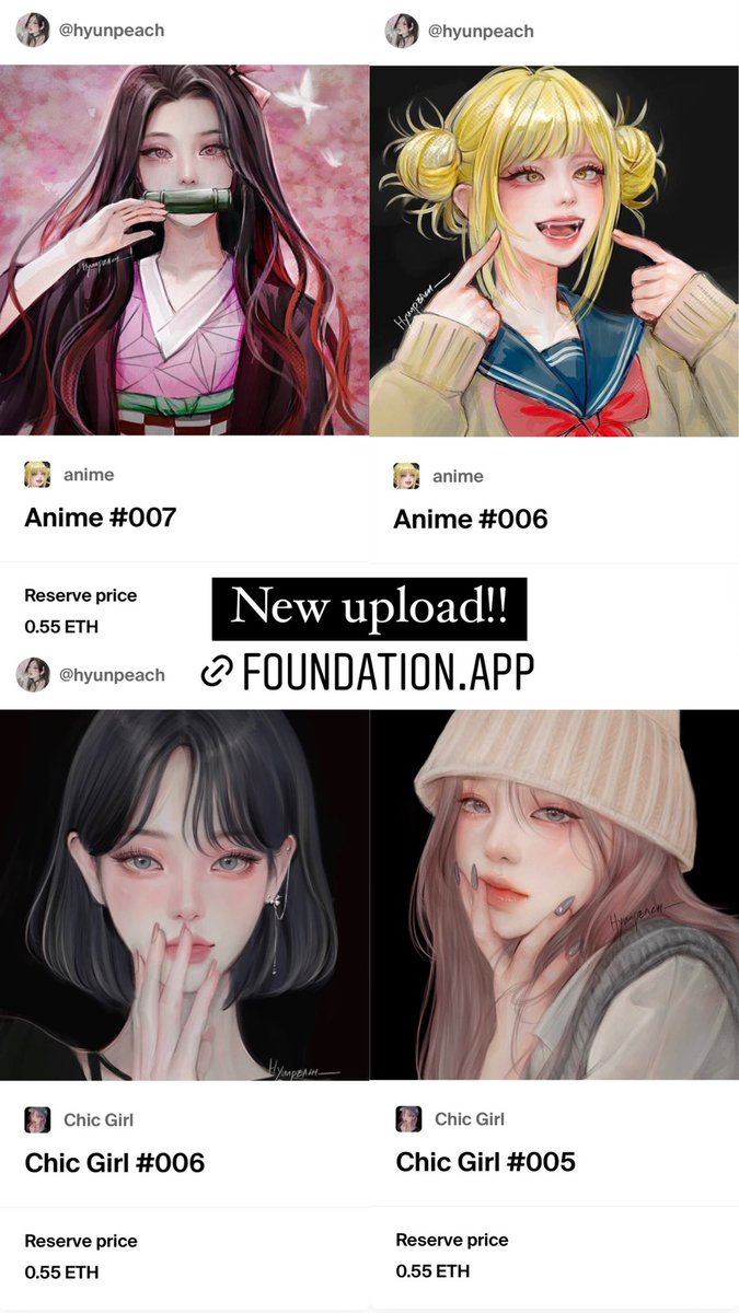 New apload!!🥰❤️‍🔥❤️‍🔥
@withFND #NFT #NFTs #ETH #BTC
foundation.app/@hyunpeach