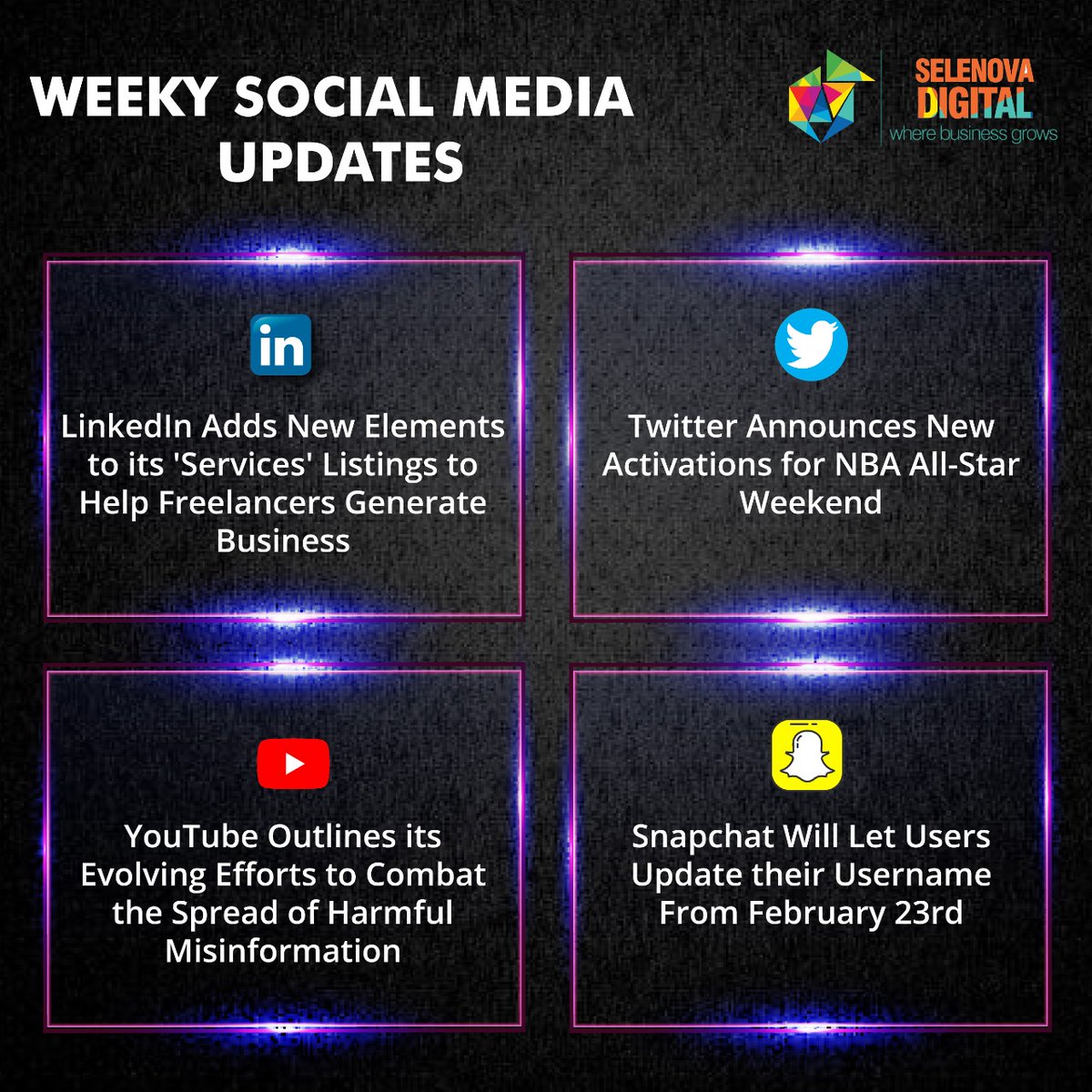selenovatech's tweet photo. When it is Saturday, then it's our responsibility to get you updated with social media updated news...

Keep Your eyes below....

https://t.co/7G0v5Yvqfe

#socialmedia #socialmediamarketing #socialmediamanagement #socialmediaupdates #socialmediaupdatednews #selenova #followus https://t.co/BRUzknBXyv