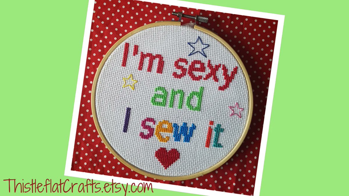 Yes. Yes you are!!! 😁 

Click on ThistleflatCrafts.etsy.com for more like this

#UKGiftAM #MHHSBD #sewing #embroidery #crafting #estygifts