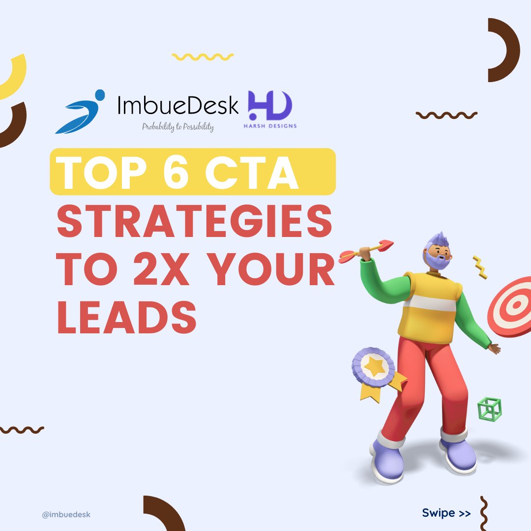 ImbueDesk's tweet photo. TOP 6 CTA STRATEGIES TO 2X YOUR LEADS!
Check out the full post on Instagram.
https://t.co/cvFpgeiOTs
https://t.co/bXcvPpHZqO
https://t.co/mucfJyqC99
#imbuedesk #harshdesigns #digitalmarketing #branding #digitalmarketingtips #socialmediamarketing #marketing #AffiliateMarketing https://t.co/g5zXyDAos0