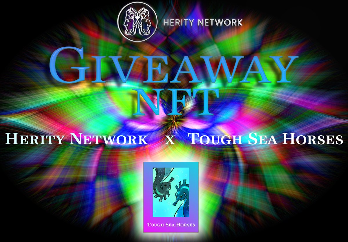 ToughSeaHorses's tweet photo. ! BIG NEWS !
🔥To celebrate our new partnership with @HerityNetwork  we give away 3 NFTs with early adopter benefits 🔥
⌛️48 H ⌛️
What to do?
1)RT,Follow &amp; Comm
2)Join our TG : https://t.co/iyfUK0DKfS
3)Join Herity's TG: https://t.co/kVLWvIuX0y 
Good luck!
#NFTs #NFTGiveaway https://t.co/TwC6ZmJDMM