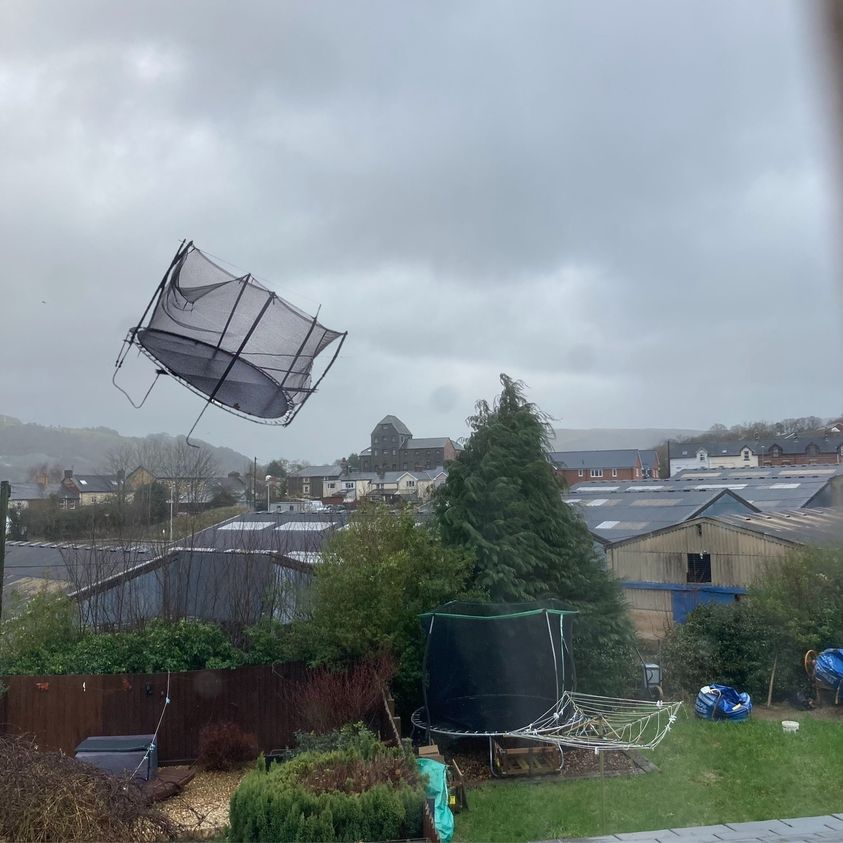 Anyone lost a trampoline?
