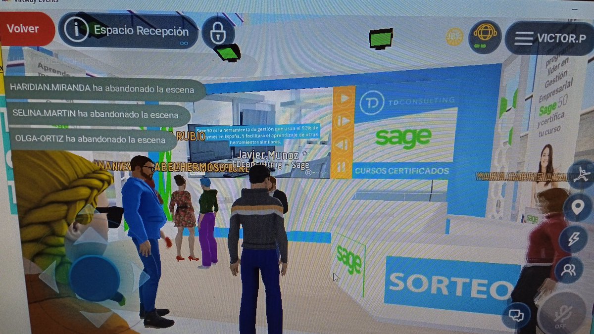 De congreso virtual #innovaprofes.
Conociendo a Javier de TDconsulting y las herramientas de Sage...si la cosa sale bien se viene formación muy interesante para mi alumnado 🤞