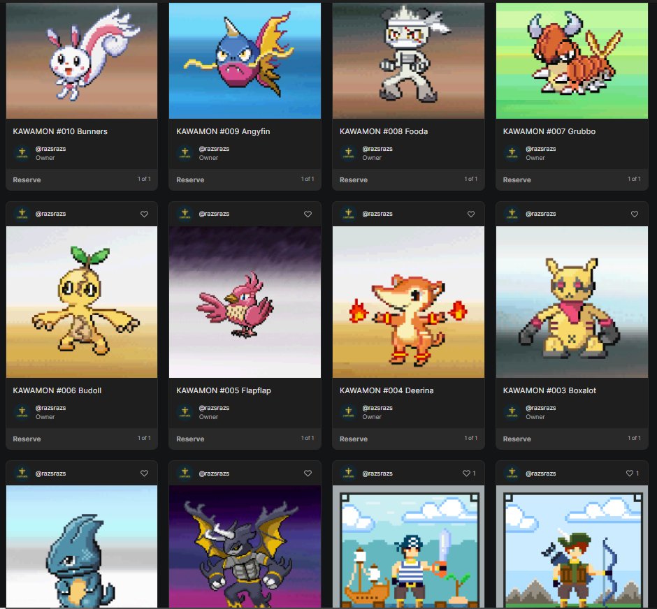 Official Kawamon 🧵!
Kawamon are virtual battle pets waiting to be adopted and trained. Exciting new features &amp; benefits will be revealed further as the project gains more traction. app.pentas.io/user/razsrazs #pentasio #NFT