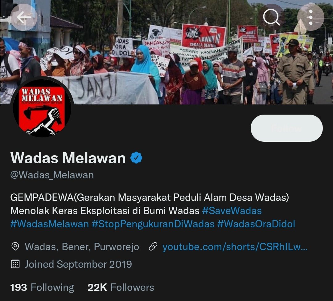 MCAOps's tweet photo. Centang biru @Wadas_Melawan
#WadasMelawan #SaveRakyatWadas #wadasmeradang https://t.co/ElXfRwwV4F