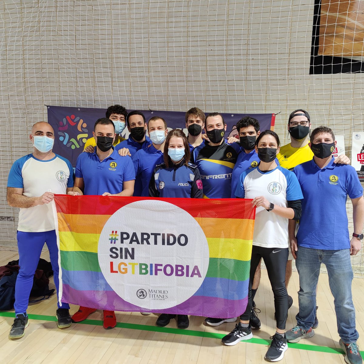 Hoy nuestra  Unidad de Gestión a la diversidad #UGD ha participado en el día contra la #LGTBIfobia en el #deporte, en las instalaciones deportivas de Canal de Isabel II junto a <a href="/GMadridSports/">GMadrid Sports</a>, <a href="/mediosLGTBIPOL/">LGTBIpol E+D🇪🇸</a> <a href="/MadridJuventud/">Madrid Juventud</a> .
El deporte nos une, gana la tolerancia y el respeto