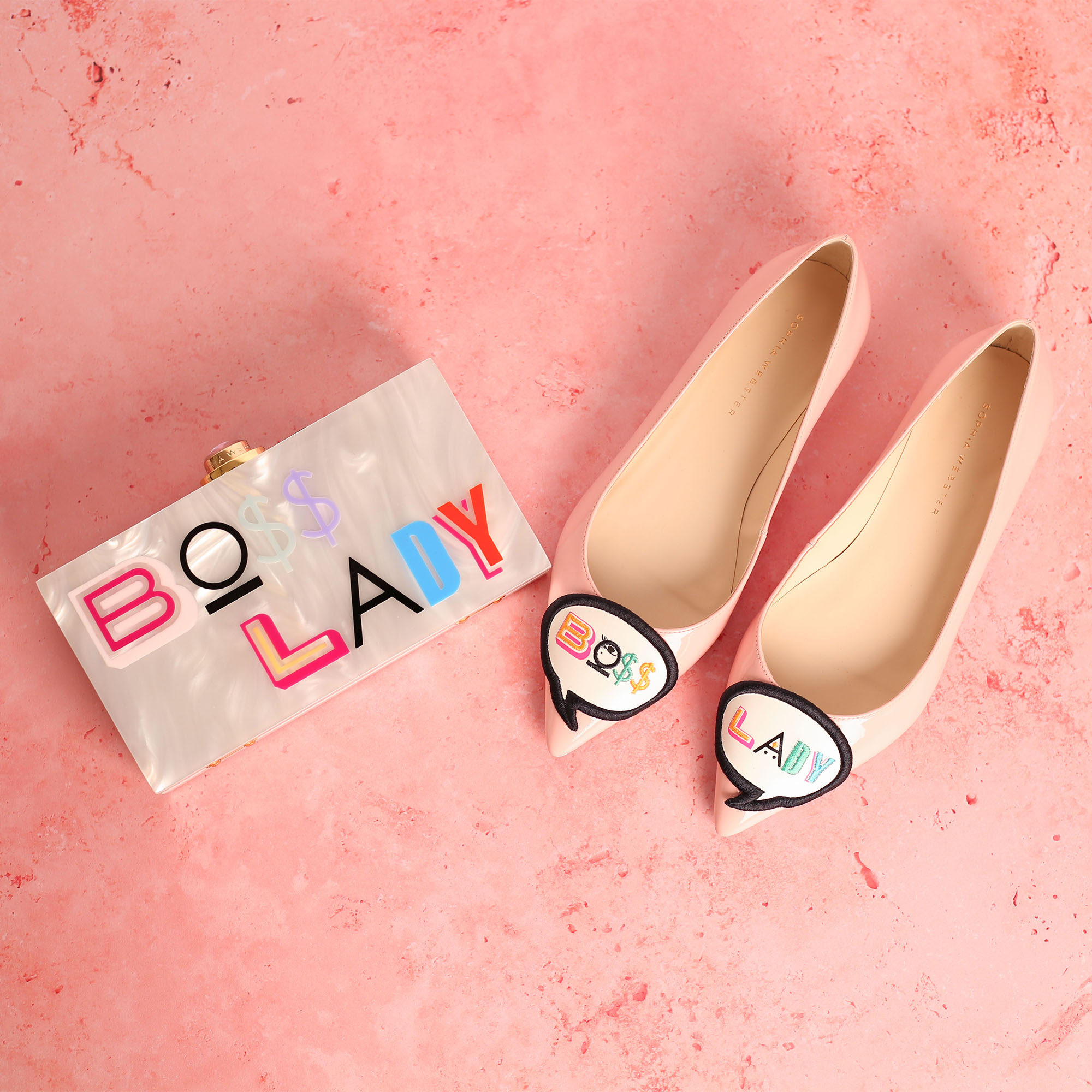 SOPHIA WEBSTER on X Make a statement in our matching BossLady clutch and pumps Shop Boss Lady flats here https t sat6WiL71t Shop Cleo Boss Lady clutch here https t 8OrRr7CCjO SophiaWebster Sophi...