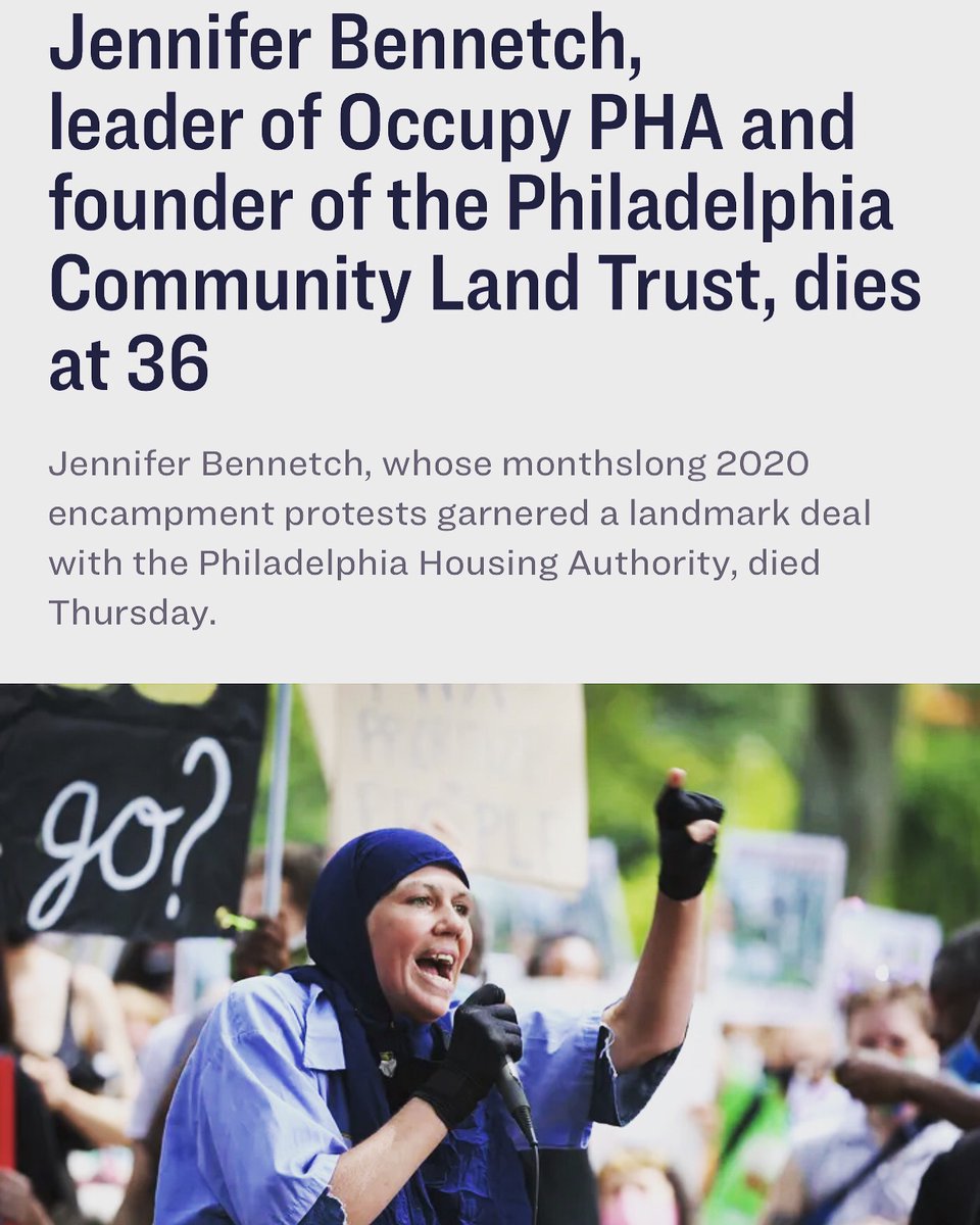 “This is not just a protest, this is not just an encampment…. This is a war on the poor people of Philadelphia.” I will never forget this speech…. It gave us hope to keep those encampments going forever. And to continue to keep fighting our f’ed up systems….