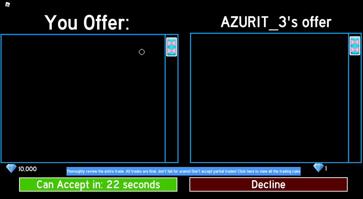 trading rh diamonds for robux tweet media
