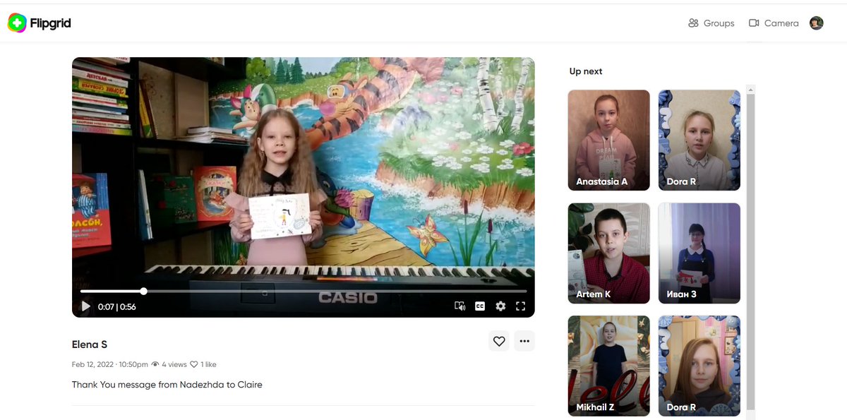 ShramkovaHelen's tweet photo. Ss at #SmartTeensStudio ๐ท๐บ have recorded their Thank You videos on @Flipgrid for their new friends from Taipei Wanfu Elementary School, Taiwan. They spoke about their favourite winter activities & NewYear traditions in Russia & their families. Check it out https://t.co/6mvhbzszBq https://t.co/lAdt4nP0gH