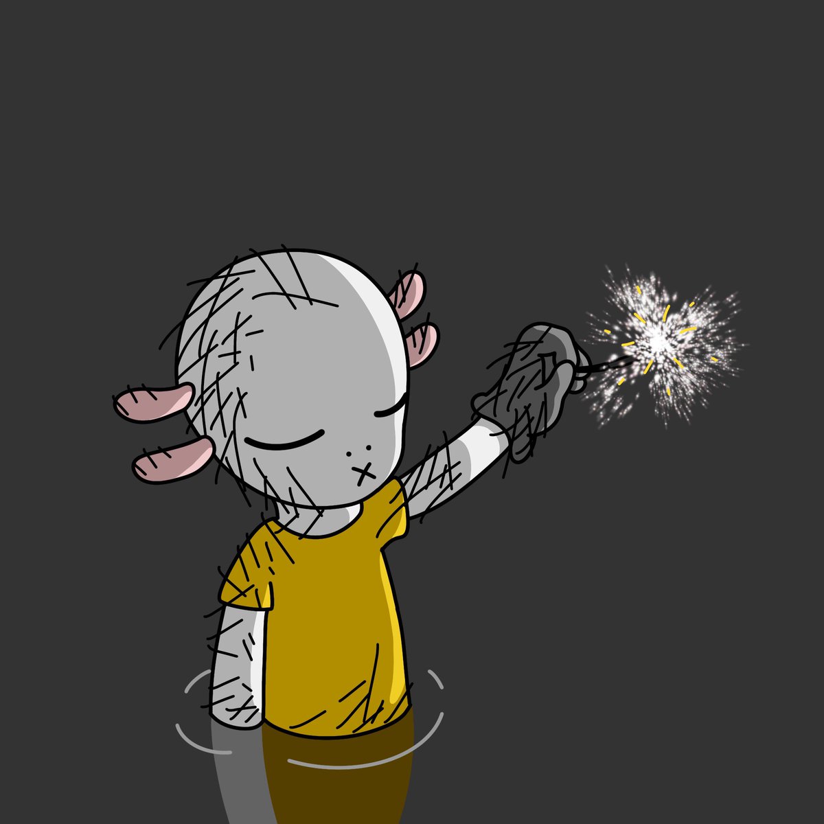 Even I only have the tiny twinkle in my hand, I would use it to light up your entire sky.