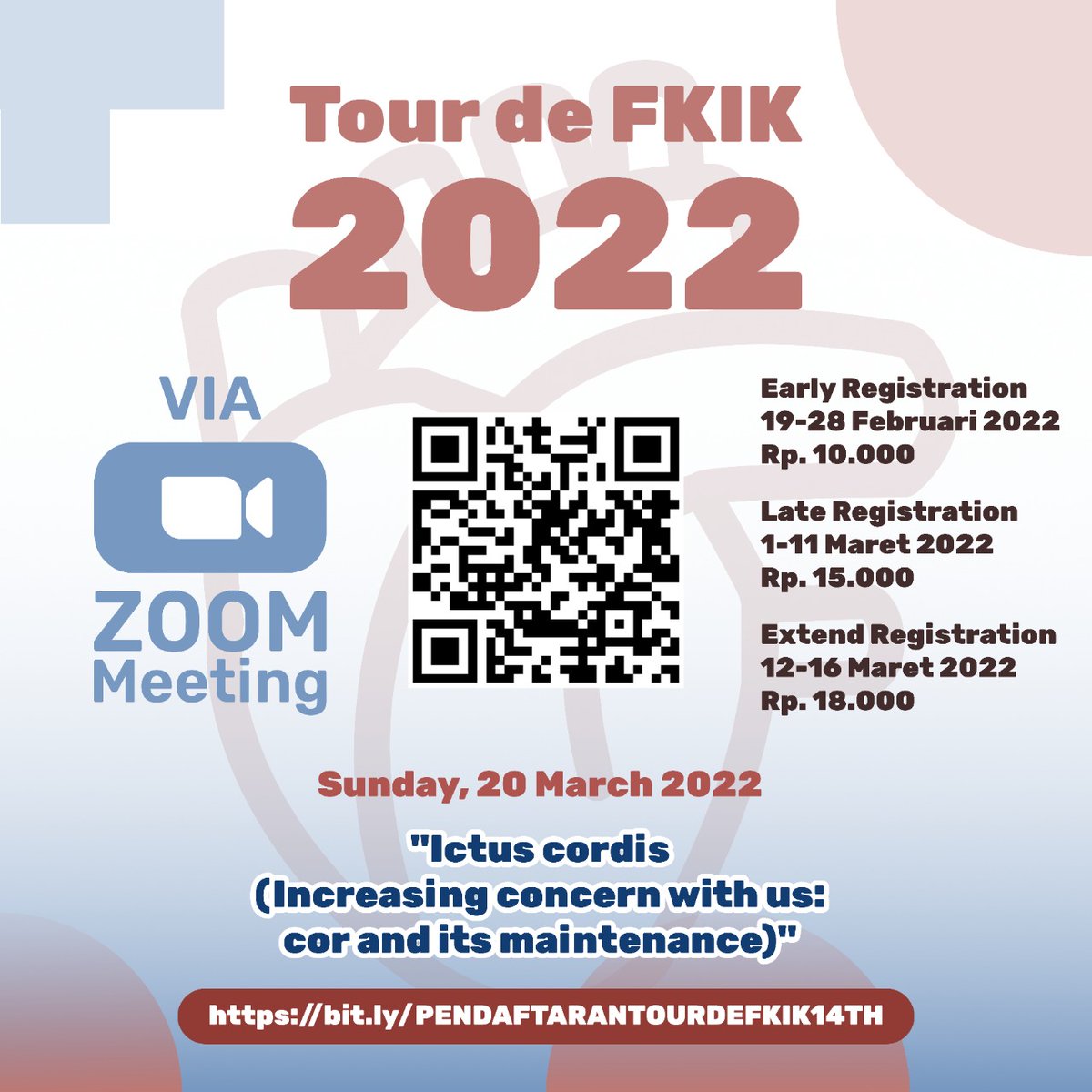 TDFUMY's tweet photo. [TOUR DE FKIK]
Assalamu'alaikum wr.wb
Hallo! Gimana kabarnya calon mahasiswa baru? Kabar gembira untuk adik-adik SMA/MA dan alumni! 

HMPD SEMAKU UMY proudly present
T O U R  D E  F K I K  1 4 T H _"Ictus Cordis (Increasing Concern With Us : Cor and It’s Maintenance)". _ https://t.co/JMtAf8lY6C