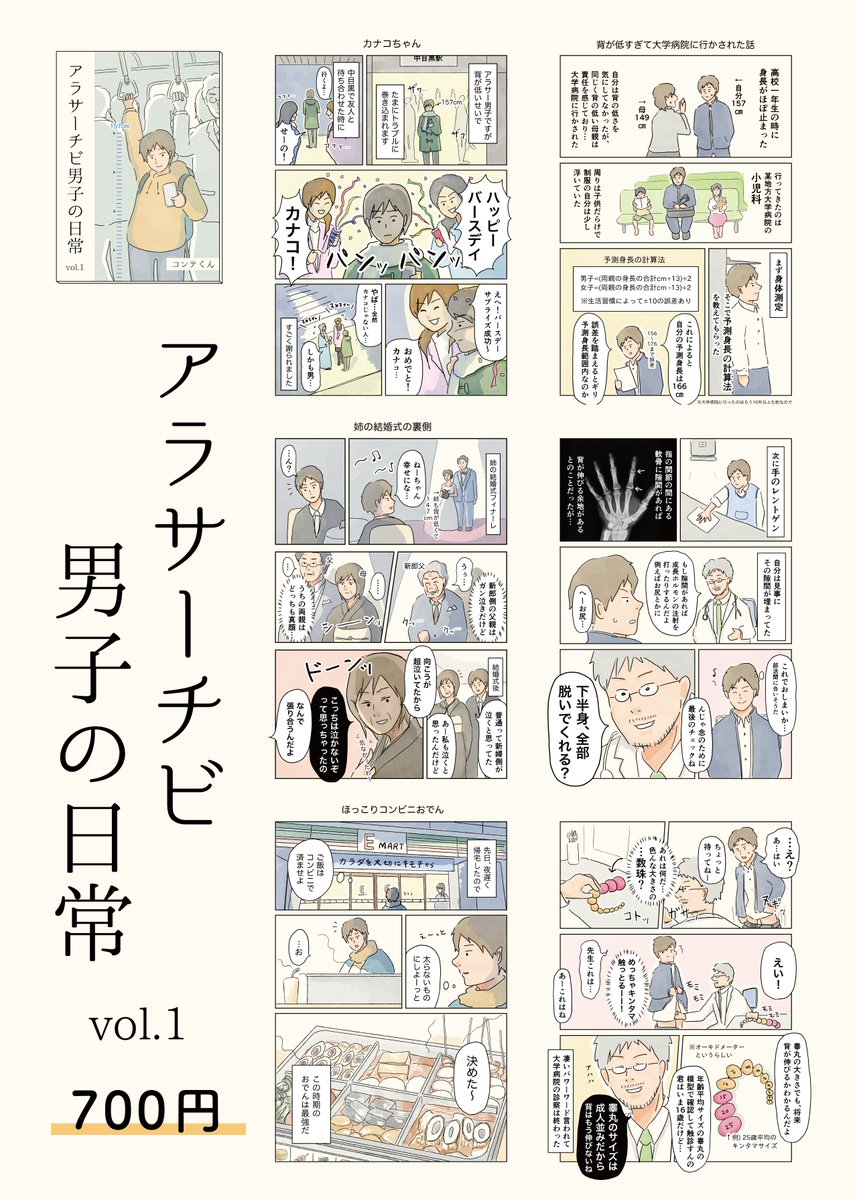 2月20日(日)開催の #コミティア139 のお品書きです!新刊には『アラサーチビ男子の日常』、既刊『男子校エッセイ』もあります。お待ちしております〜!

【スペース】東京ビッグサイト東4・5・6『お31a』

#COMITIA139 #コミティア #COMITIA #お品書き 