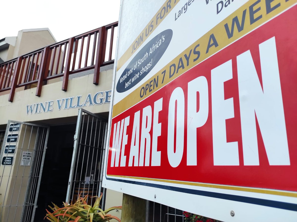 WE ARE OPEN SEVEN DAYS A WEEK
We stock wines from across the WHOLE of South Africa. #Wine #Gin #Brandy #Grappa #MCC #SparklingWine #NobleLateHarvest #CraftBeer #CraftCider #LocalHoney #CapeVintage #Muscadel and more...
Join us on weekends for a #FineWineTime
#SuportLocal #WineDog