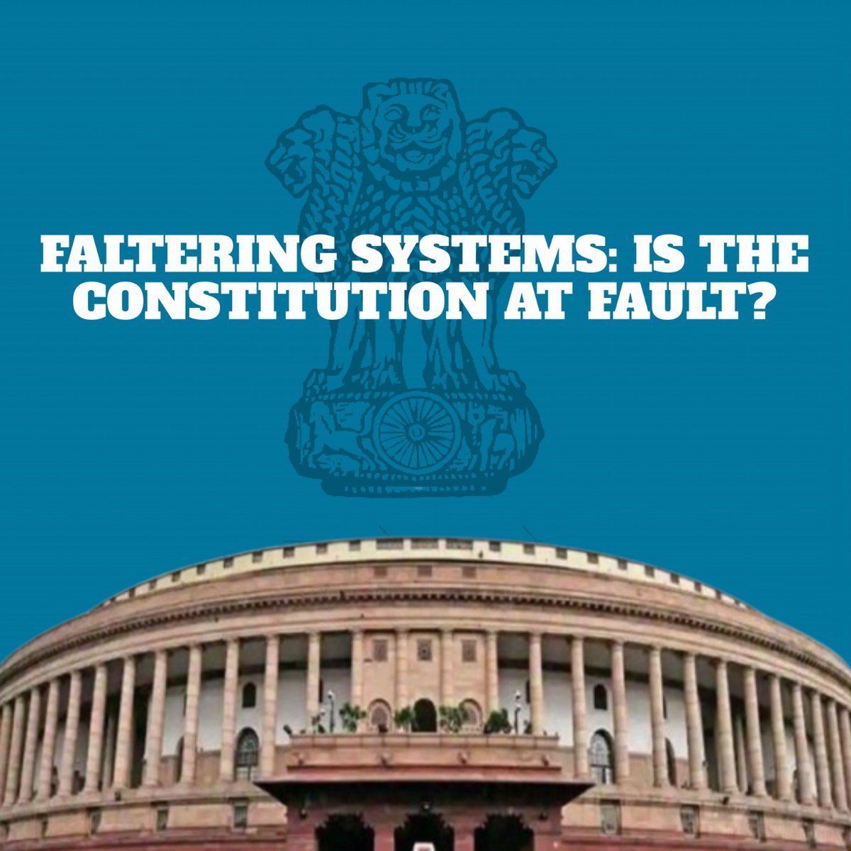 FDR_INDIA's tweet photo. Demands for a new or an overhauled Constitution provide an opportunity to objectively analyse the workings of the current one over several decades of its operation. Let us explore the real causes that lie behind fault lines in our systems.
#Constitution #Democracy #Governance https://t.co/K46oeqrWdu