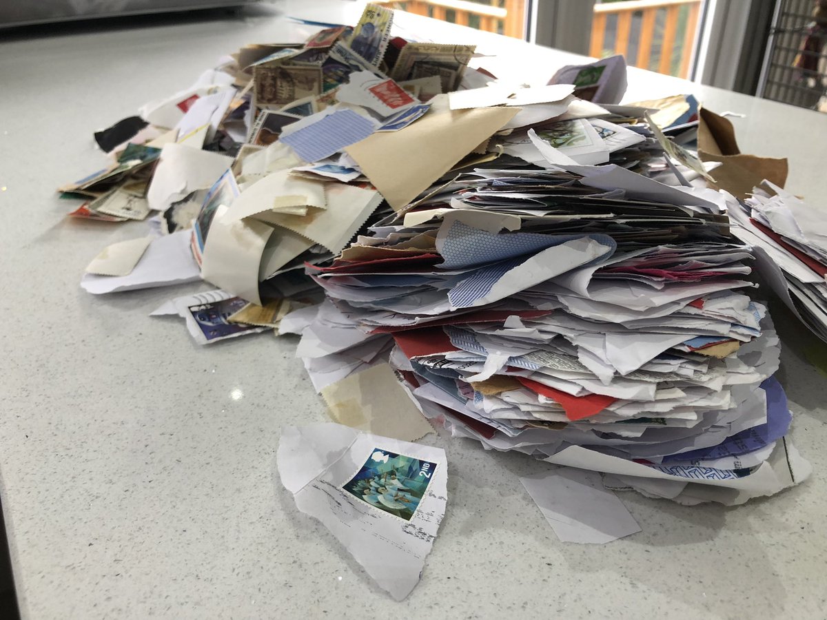 AlveleyStandsUp's tweet photo. Wow just look at all the stamps you wonderful people have collected. Who would ever of thought we would be stamp collectors

What’s happens next: They will get posted to @YLvsCancer who then sell them to stamp collectors to raise money for young people fighting. #ChildhoodCancer https://t.co/pDUl2EilSd