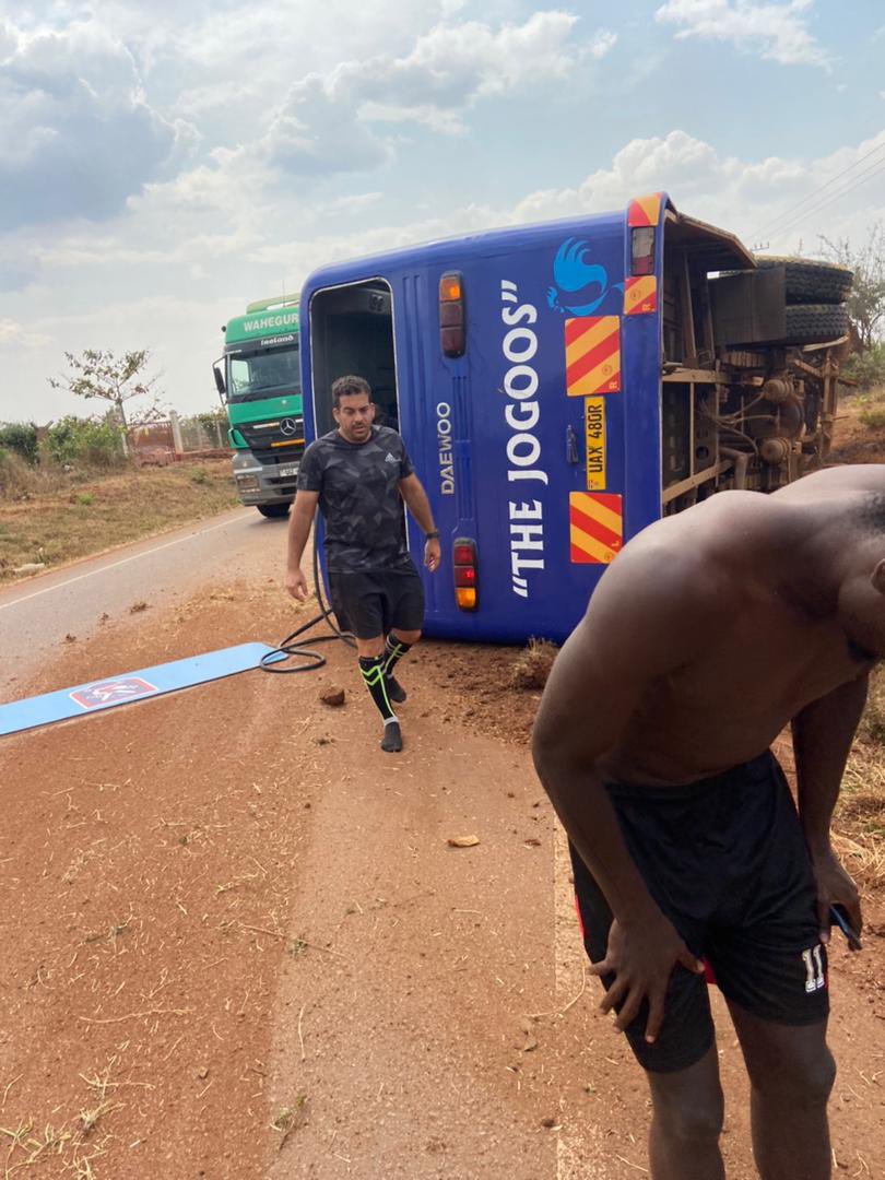 Fireliglntfi's tweet photo. BREAKING NEWS: @SCVillaJogoo has been involved in an accident on their way to Gulu for the Stanbic Uganda Cup.  More details to follow. 

#NBSUpdates #NBSTheScore 

📸: courtesy https://t.co/H3PiTqybZU