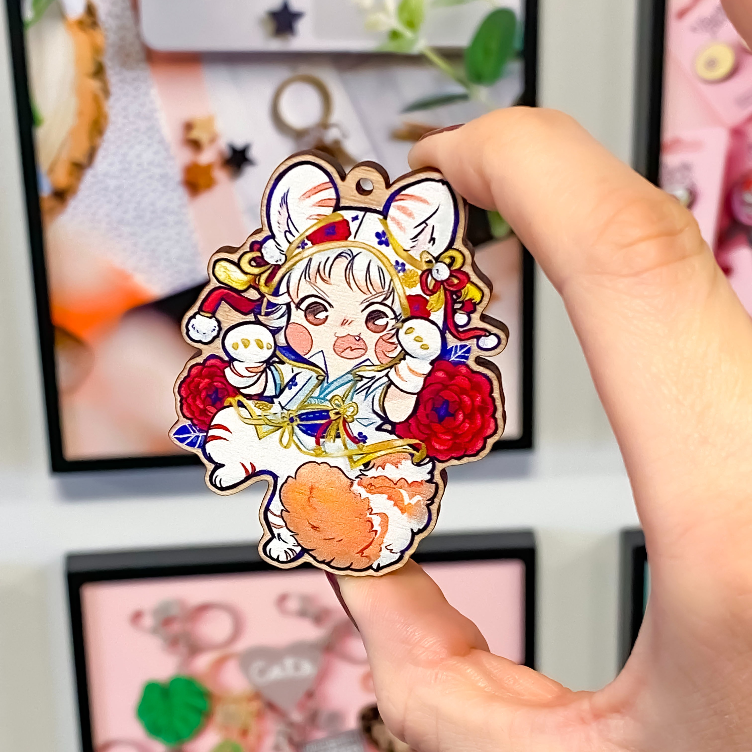 Custom wood best sale charms