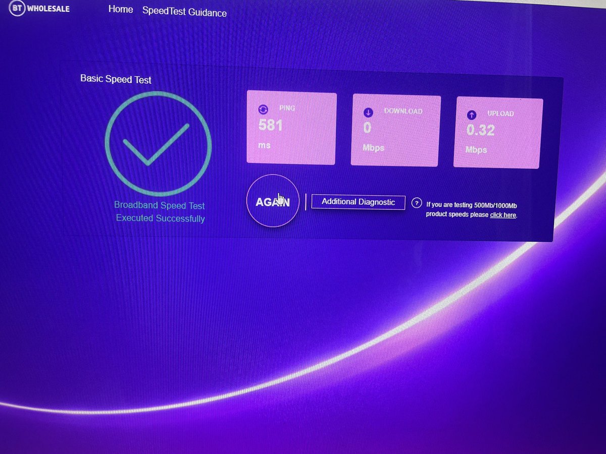 trev007998's tweet photo. @BTGroup 
Yet for yet another weekend the speed drops the ping goes up, this again happens the day after @BTGroup shut the fault down.

I know again you will ask for my account but nothing happens. https://t.co/86ka3vacFg
