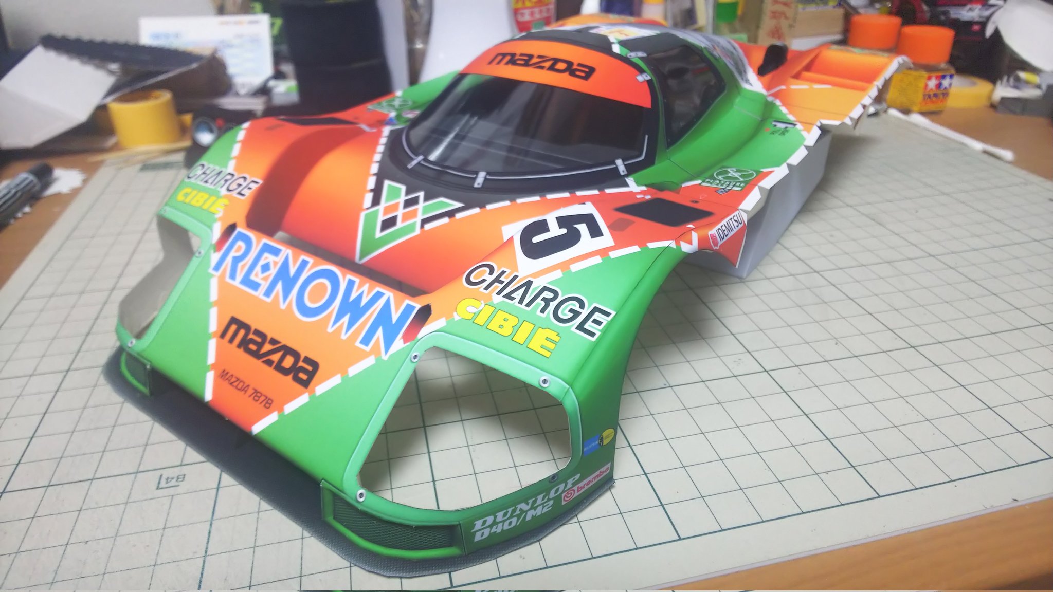 Amazon.co.jp: タミヤ RC 110 マツダ Mazda 787B メーカー塗装