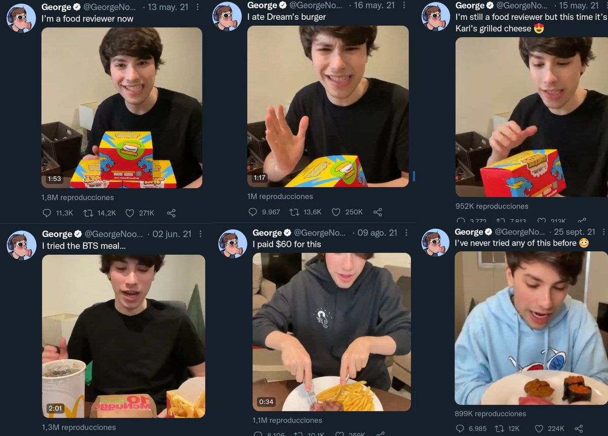 derknane's tweet photo. I miss george's food reviews :( https://t.co/q2AByfYWdr