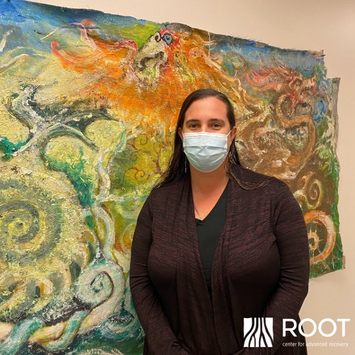 RootCenterCT's tweet photo. Meet, Annemarie Lucas, a senior IOP counselor at our Torrington Clinic. Annemarie's #RootReason is simple... "to be here for the people." Here at Root, we want to help you become the best version of yourself. We are here to help whenever you're ready. #JobLove #RecoveryIsPossible https://t.co/BAQOPlbIQl