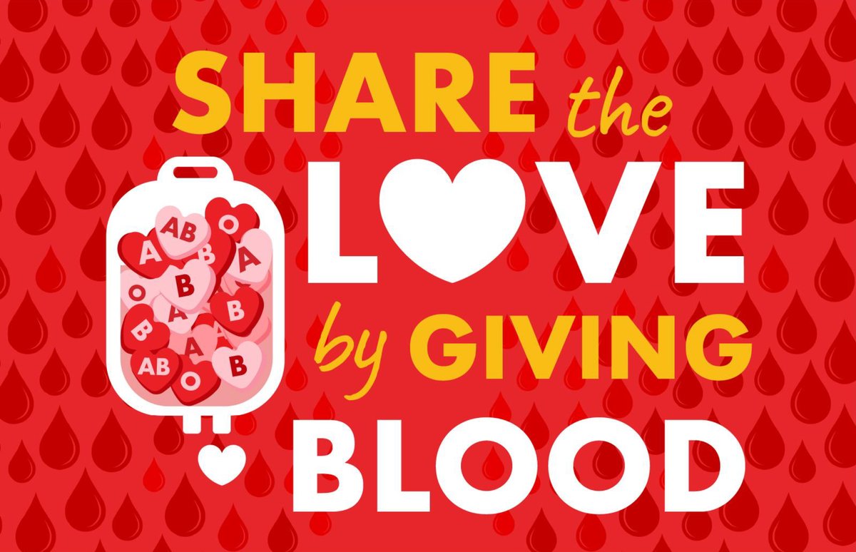 Share the love by giving blood! 🩸 <a href="/umchealthsystem/">UMC Health System</a> will host a blood drive Feb. 23-24 in its McInturff Conference Center at 602 Indiana Ave. All donors get a $10 Amazon gift card.

🩸 Wed., Feb. 23 → ow.ly/kY2r50HQ048
🩸 Thur., Feb. 24 → ow.ly/ny1c50HQ06O