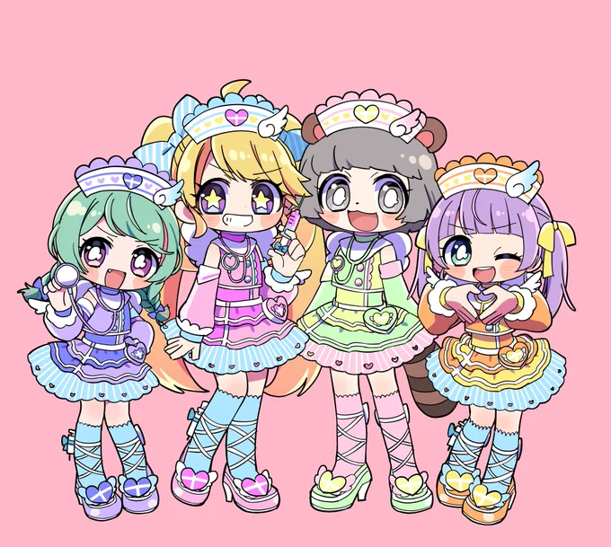 てぇトレナース💉💓
#ぴくちあ #ぽこあーと 
#もちひよあーと #やひろかいたぞ 