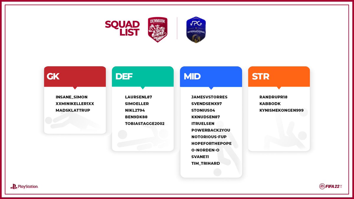 Her er holdet der er klar til at forsvare de rød/hvide farver i <a href="/OfficialVPG/">Virtual Pro Gaming</a> International league