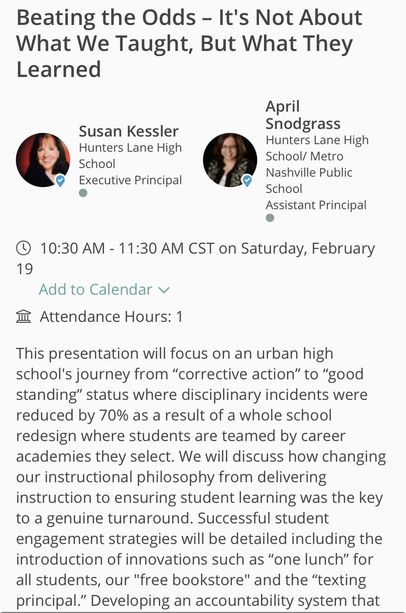 We are excited to present this morning at the ESEA Network Annual Title 1 conference in New Orleans. Come see our presentation followed by a noon book signing! <a href="/ESEA_network/">ESEA Network</a> <a href="/FreeSpiritBooks/">Free Spirit Publishing</a> <a href="/SnodgrassHLHS/">April Snodgrass</a> <a href="/KesslerDr/">Susan Kessler, Ed.D.</a>