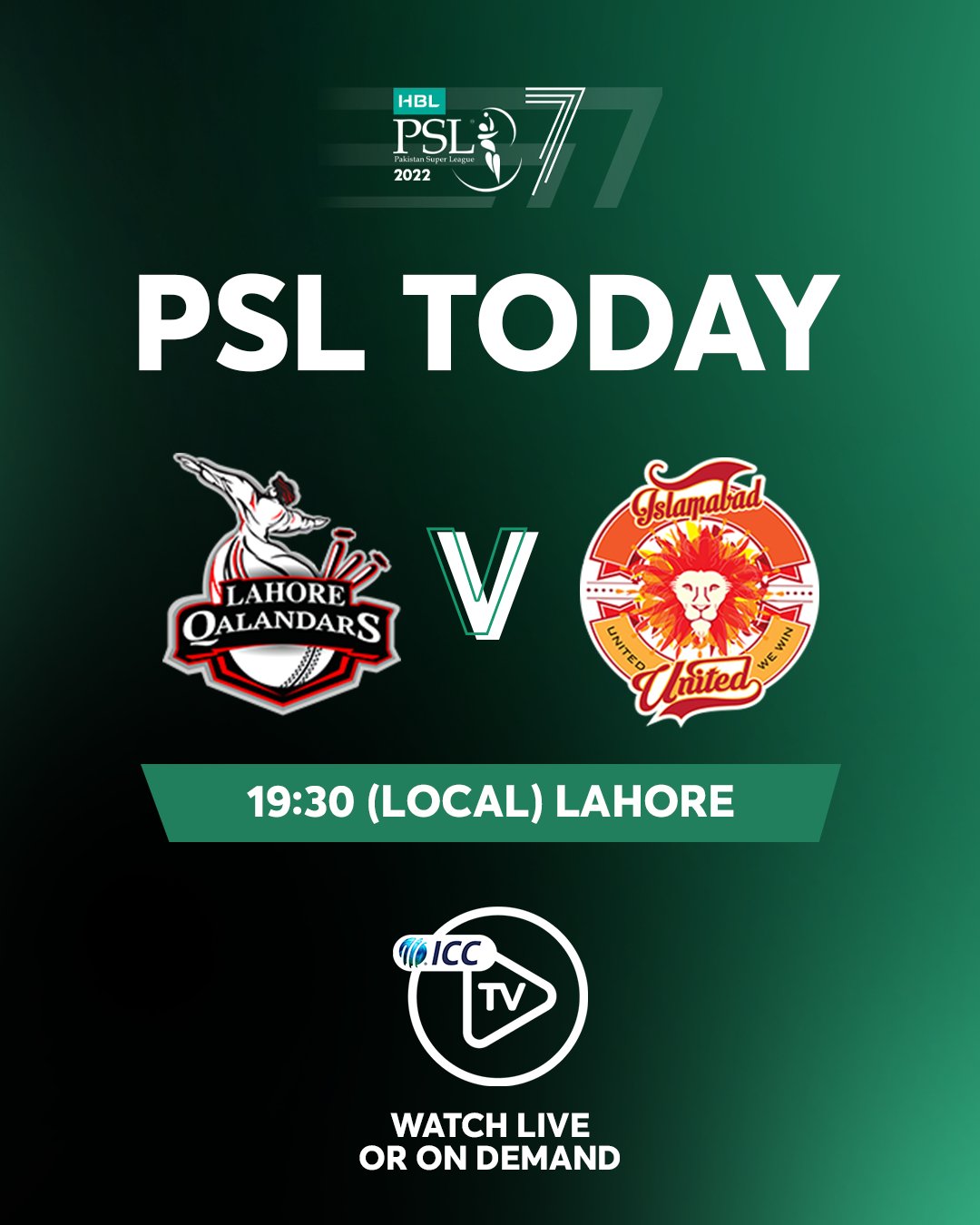 cricket live psl 2022 today