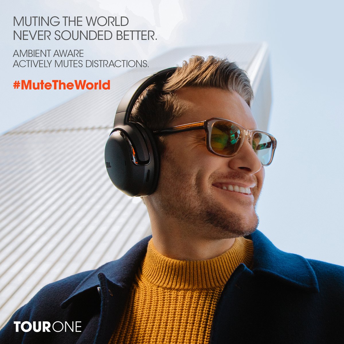 JBLSoundIn's tweet photo. Be aware of your surrounding while jamming to your favourite tunes. Visit your nearest store to experience the excellence of JBL Tour One.
Grab them here - https://t.co/2Zkgu1vyFE
#MuteTheWorld🔇 #DareToListen 🎶
#JBLIndia #TourOne #AdaptiveNoiseCancelling #NoiseCancellation https://t.co/G18FNFpf3T