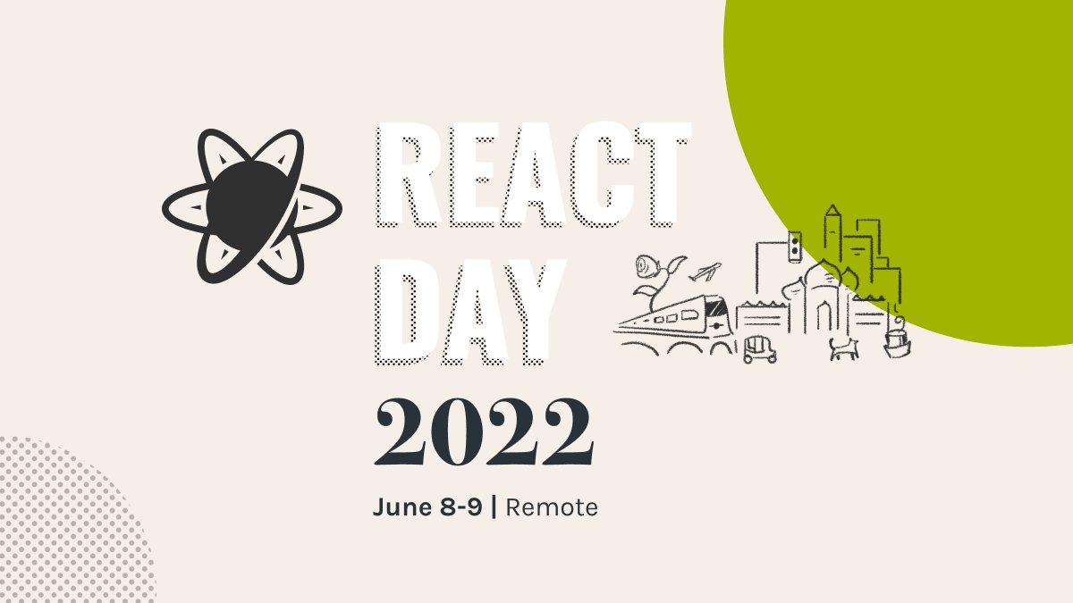 ReactDayIn's tweet image. 📢 We are coming back with the second edition of the online conference on June 8-9, 2022.
We will open our CFP on March 1st, 2022.
Stay tuned for more updates.
🙏 RT for reach.