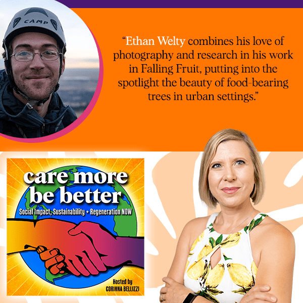 Falling_Fruit's tweet photo. Ethan Welty recently spoke with @corinnabellizzi on the @CareMoreBeBettr podcast about foraging and the future of cities. Full episode here: https://t.co/x4OcEi98NF https://t.co/o6dsCbBG12