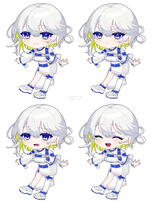 羽白凪様【@ Haneshiro_Nagi】のLive2D用イラストのお仕立て、その他イラストをお手伝いさせていただきました!
よろしくお願いいたします～🤍🔖
#凪のイラストjpg #生白凪 
