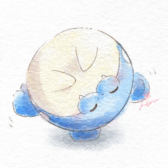 タマザラシ「ころがるタマザラシちゃん 」|Z e n u ✲ *˙˚🦍のイラスト タマザラシ「ころがるタマザラシちゃん 」|Z e n u ✲ *˙˚🦍のイラスト
