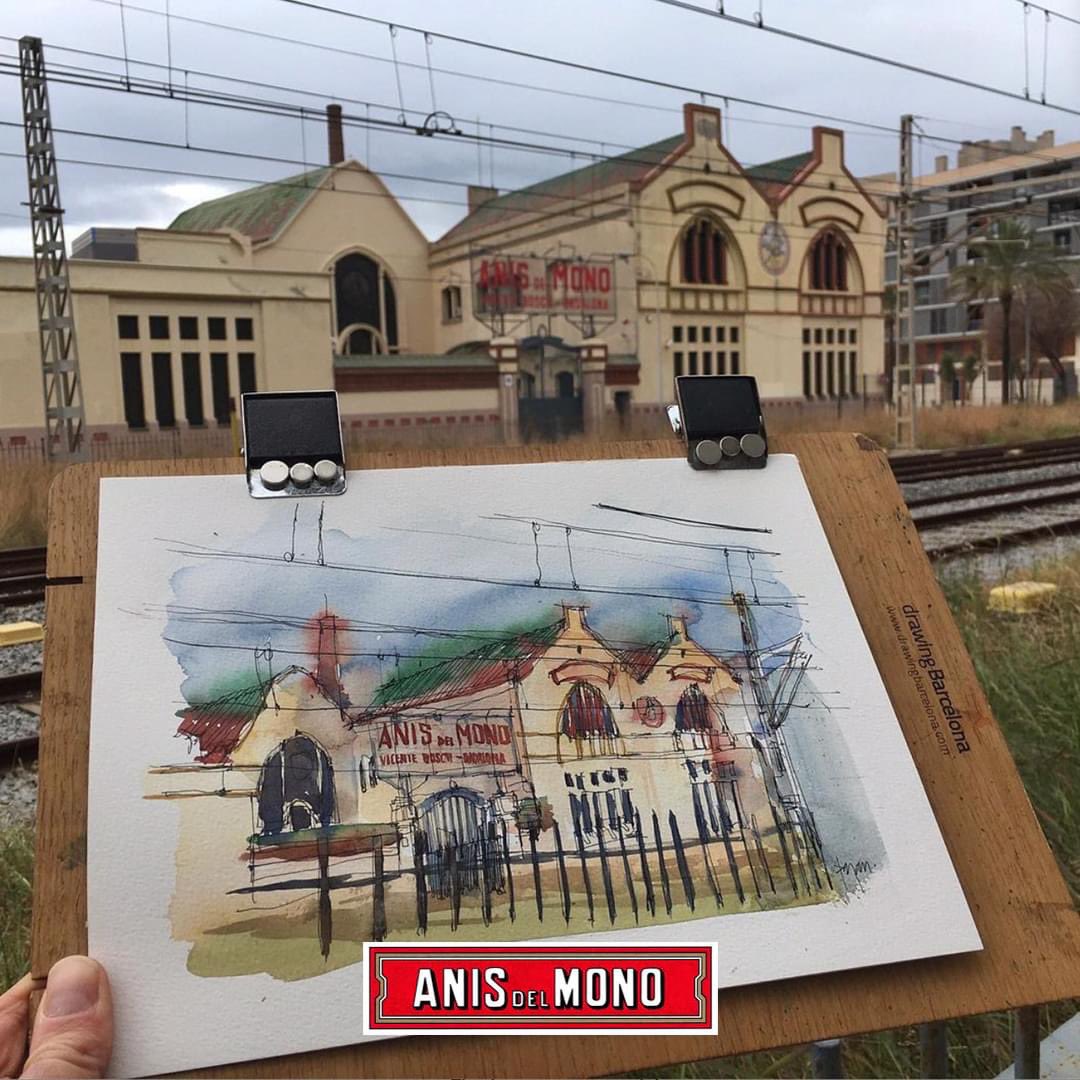 A Juan Gris, a Picasso y también a @drawingbarcelona. Anís del Mono sigue siendo fuente de inspiración 🎨
#AnísDelMono #Badalona #Fábrica