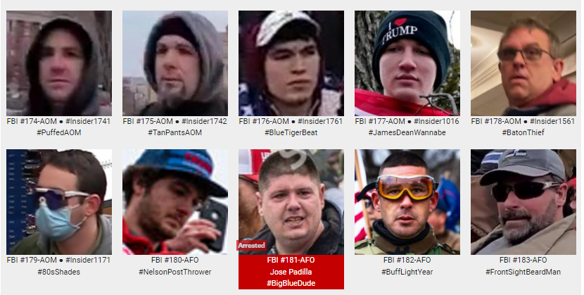 Wanted for crimes committed at the Capitol on Jan 6, 2021. Please share across all platforms. Do you Know these individuals?? Please contact the FBI  #DCRiot #CapitolRiot  tips.fbi.gov #DoYouKnow More info seditionhunters.org