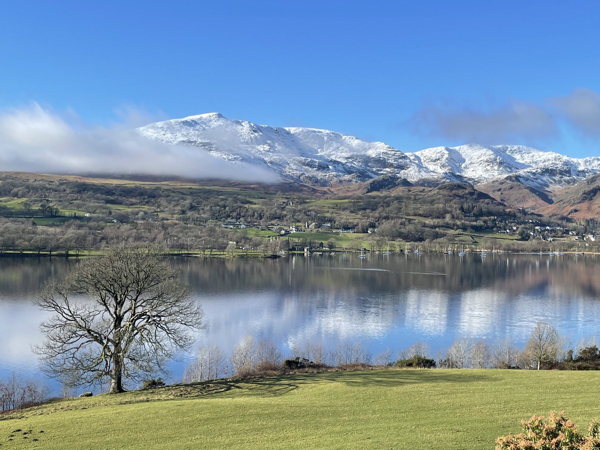 The calm after the storm; a sight for sore eyes #Brantwood