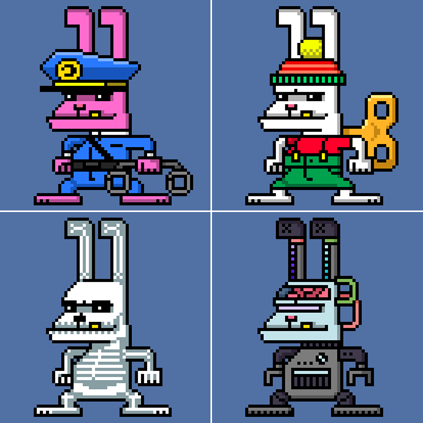 The penultimate term of this stunning collection is minted! Hurry up, buy the DIP!
<a href="/moonrabbitAZ/">Moon Rabbit</a> $AAA 
 #PanKrol #pixelart #NFTs #moonrabbit #Metaverse