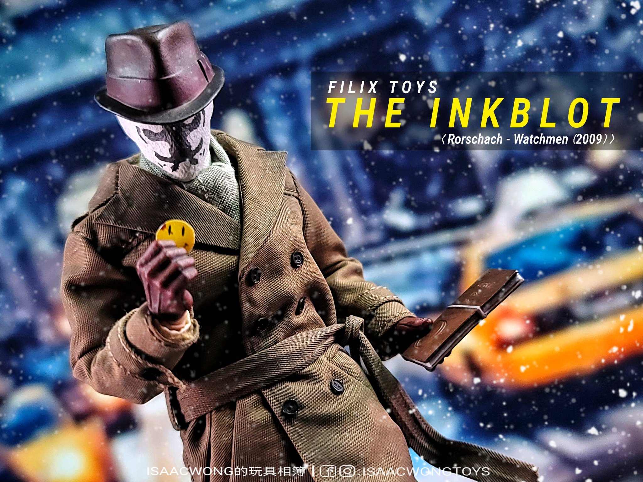 アメコミ FILIX TOYS 1/12 THE INKBLOT Filix Toys Inkblot 1/12 Rorschach Action Figure Review - YouTube