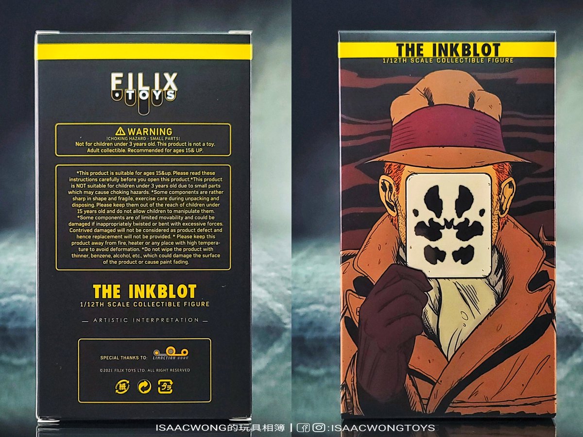Filix Toys] 1/12 Inkblot ❨Rorschach - Watchmen 2009❩ Finally, we