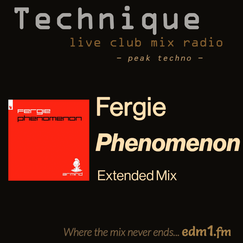 technique_edm1's tweet photo. The tech phenomenon

Fergie - Phenomenon
[Extended Mix]

Armind (Armada) @Armada
@fergiedj    

#Techno
#WhereTheMixNeverEnds

Bangin' 24/7 in a real-time, never-ending DJ mix.

Hear for yourself...it's live now 👇👇
